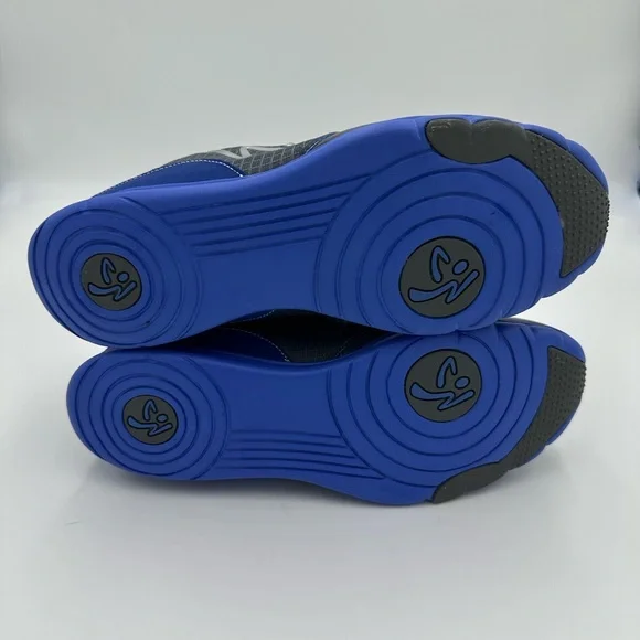 Zumba Fitness Charcoal and Navy Women Sneakers 10 - Picture 5 of 9